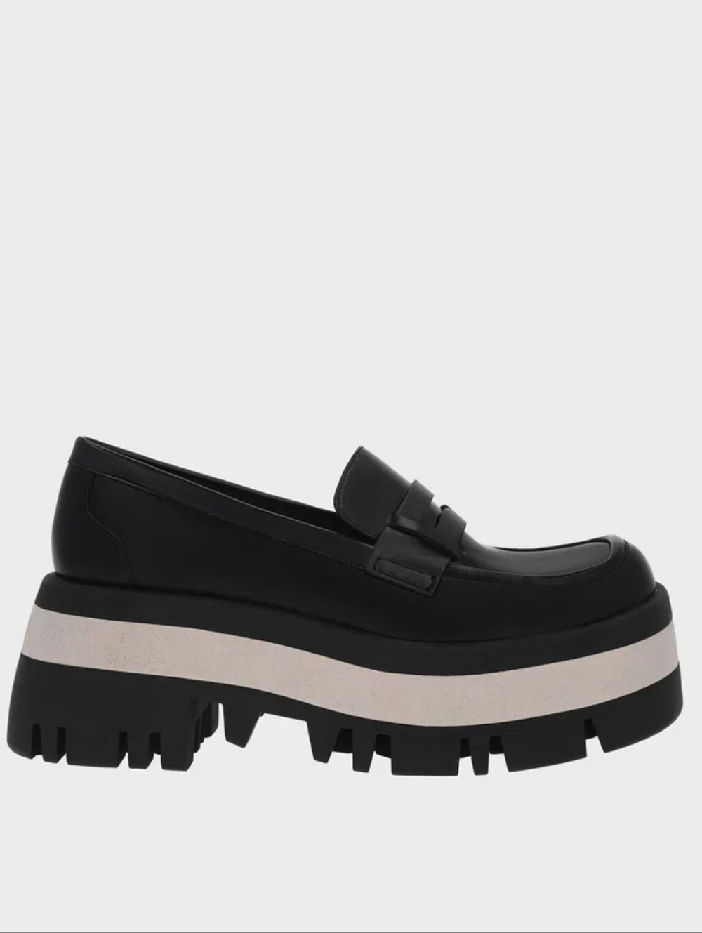 Charles and Keith x ITZY Rainier Chunky Platform Penny Loafers EU 39 Gothcore